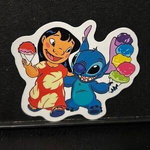 LILO AND STITCH SNOWCONE STICKER